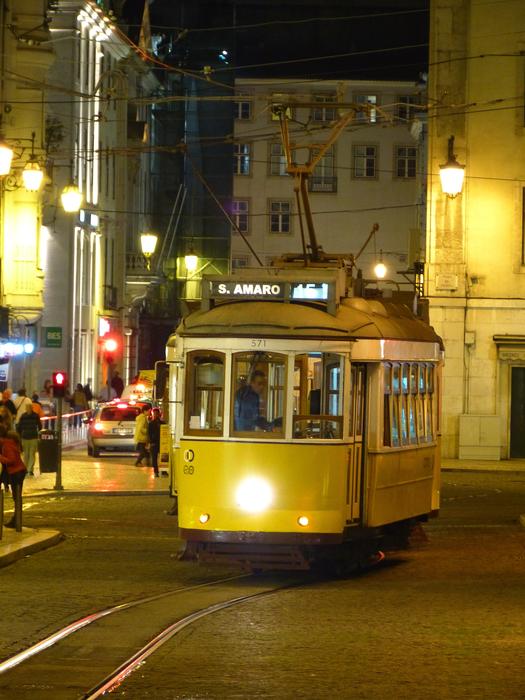 Lisbon Tram Drive Transporting