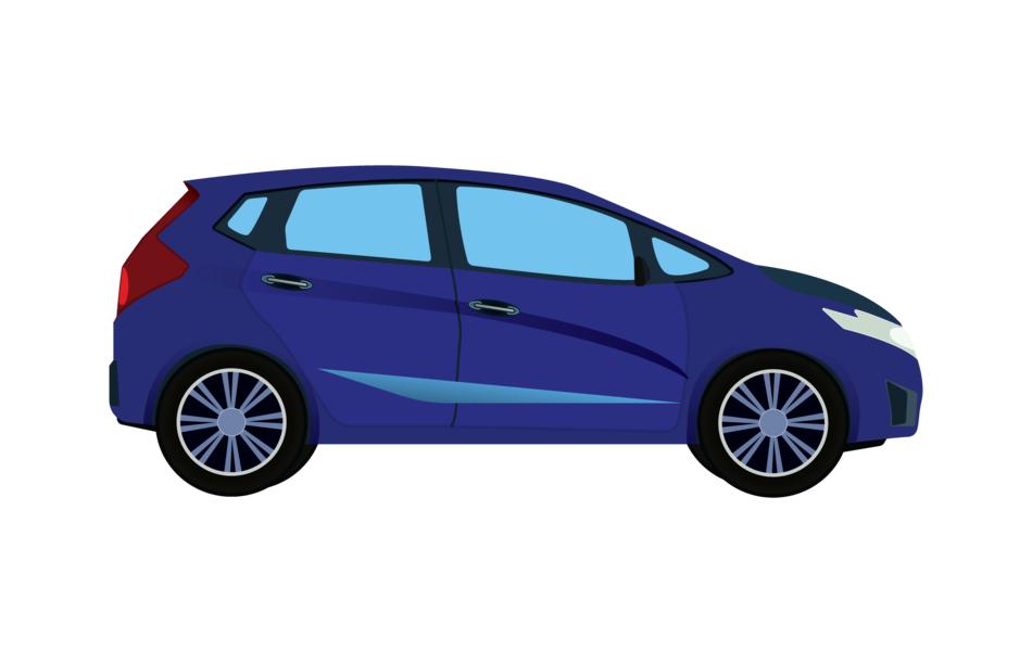 painted purple peugeot car