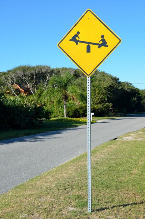 Children At Play Sign Warning