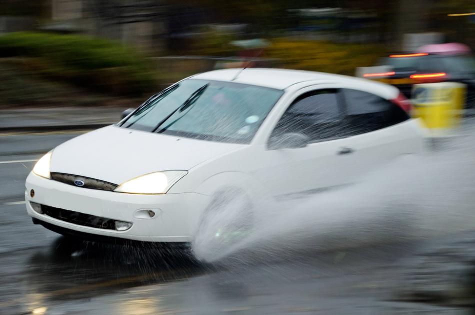Aquaplaning Water Rain
