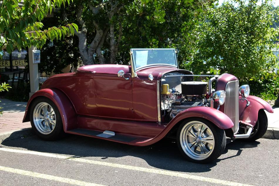 Vehicle Old Timer Red