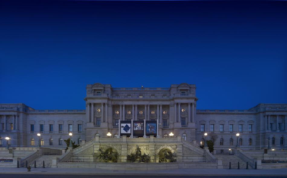 Library Of Congress at Night