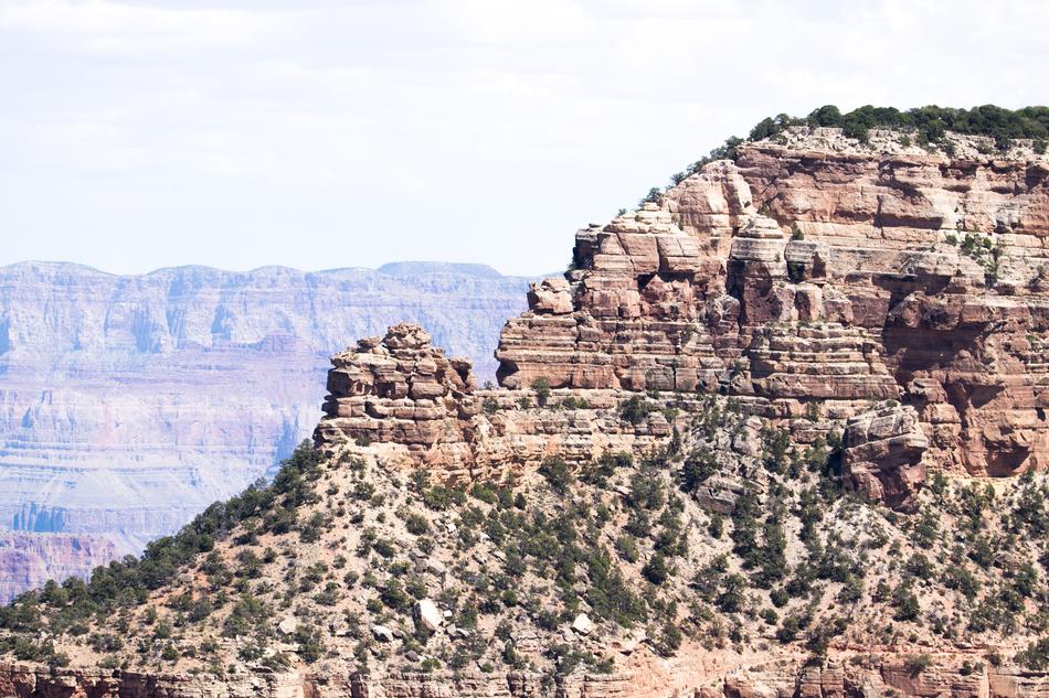red rock against the backdrop of clouds in Colorado