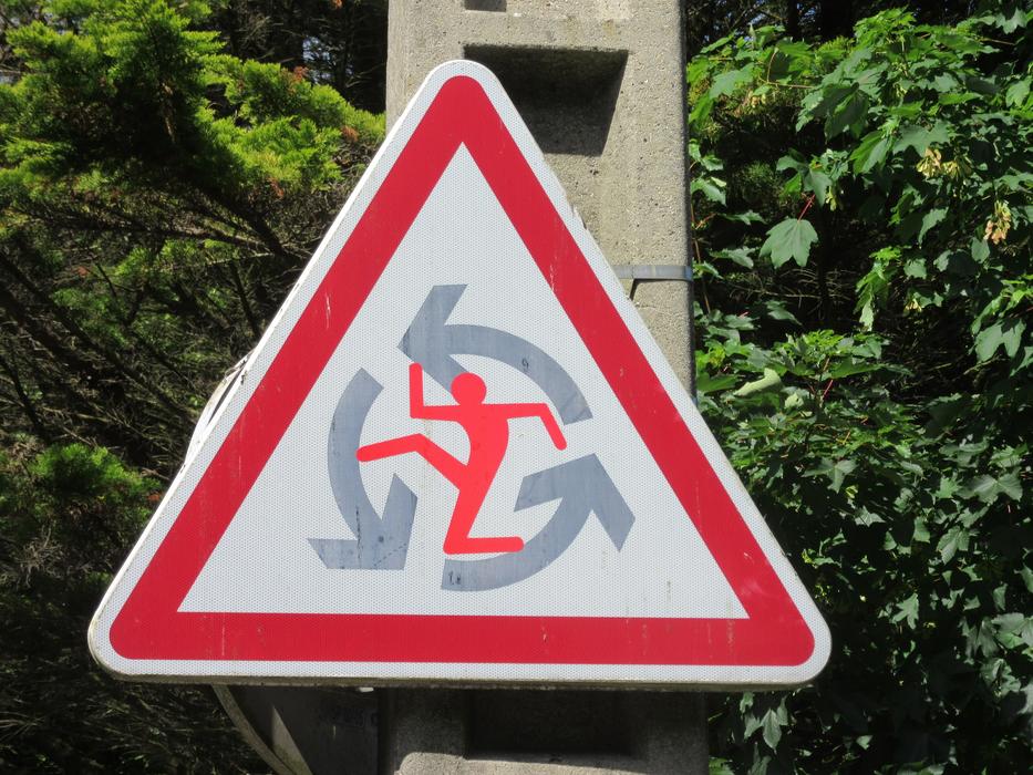 Panel Road Sign Karate