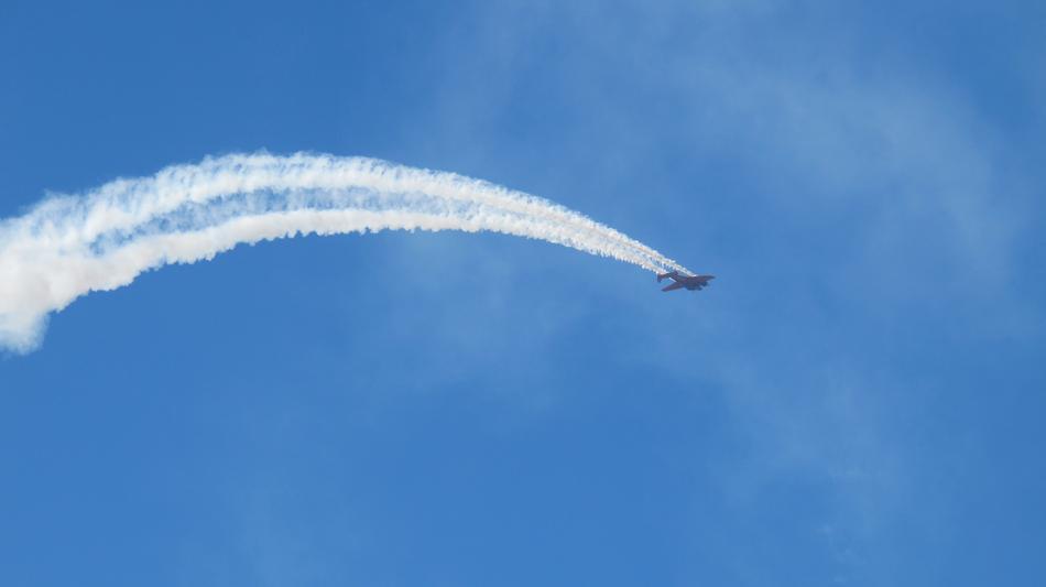 Airplane Airshow Sky