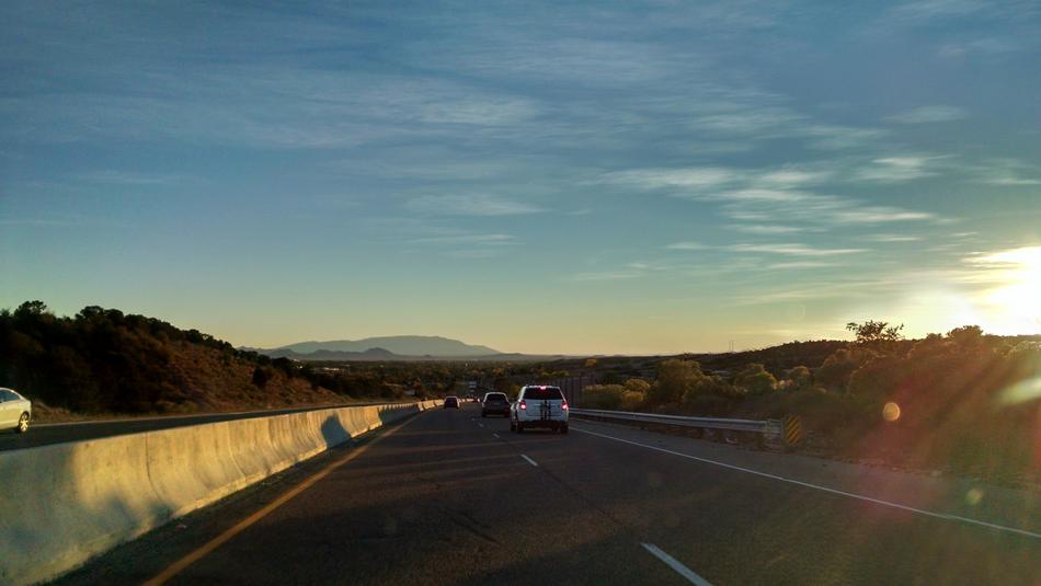 Road Sunrise Trip