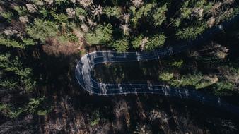 Aerial View Road