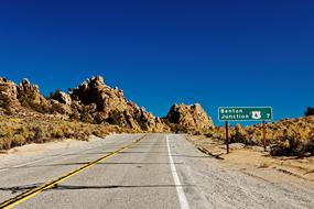 Shield on Road Desert