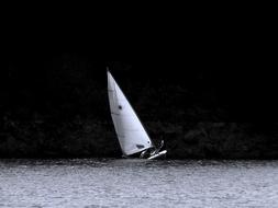 Sailboat River Water