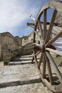 Matera Cart Wheel Wood