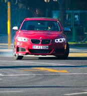 Bmw Red Car racing