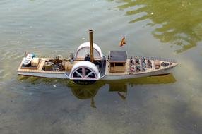 boat steam toy old transport