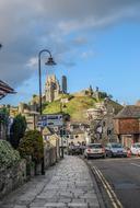 Corfe Castle England Sky And