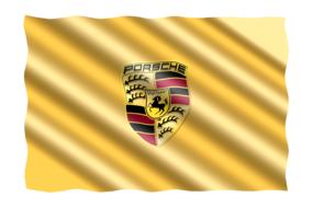 car brand flag porsche