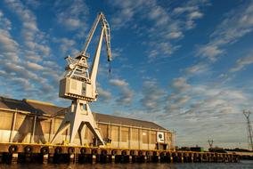 Crane Harbour Morning