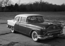 black and white, vintage collection car