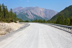 Road Kolyma Mountain