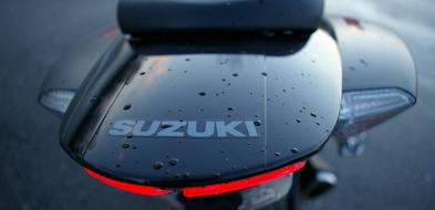 Suzuki Motorcycle Close Up