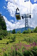 Cable Car Outdoors Nature