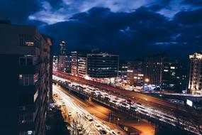 Long Exposure Car Transportation