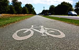 Bike Bicycle symbol on Path