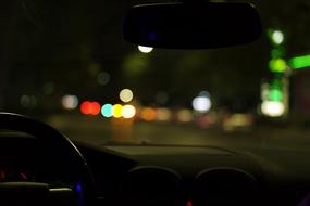 Car Vehicle and street lights