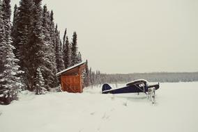 Airplane Transportation Winter