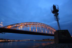 Nijmegen Bridge in Netherlands