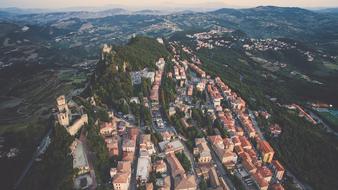 Aerial View Building