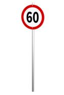 speed limit sign traffic road