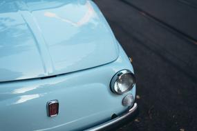 Fiat 500 Blue