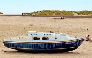 Boat Marooned Wooden