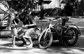 Children Bicyles Street