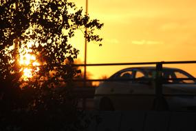 Bridge Sunset Orange