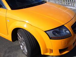 yellow Motor Car Transportation