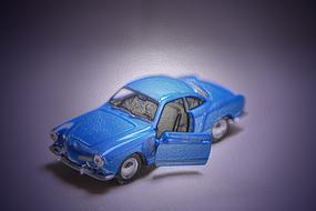 Karman Ghia Model Blue Car