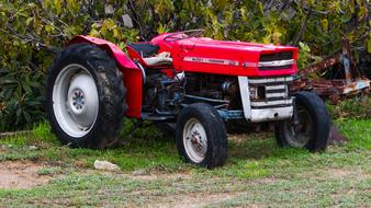 Tractor Red Agriculture