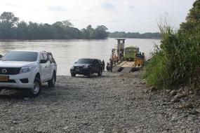 River Planchon Step Of Car