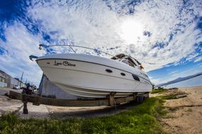 Boat by the Ocean