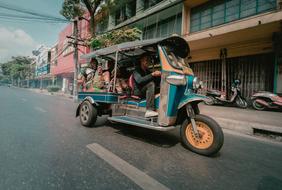 Thailand Tuktuk Road