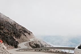 Road Fog Mountain