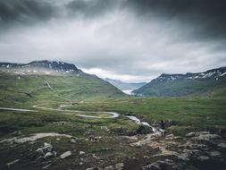 Mountain Highland Cloudy sky