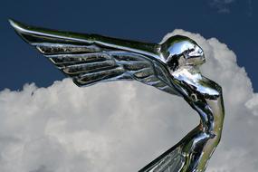 Car Mascot Flying Lady Metal