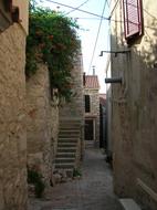 Croatia Susak Island Old Street