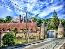 Chambronne-Les-Clermont village in France