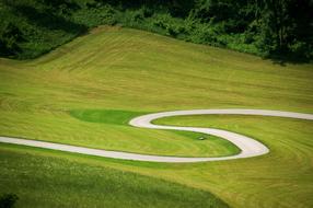 Nature serpentine Road Landscape