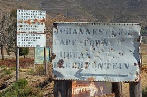 African Road Signs Directions