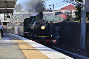 Australia Brisbane Steam locomotive