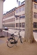 Bike on street in Germany