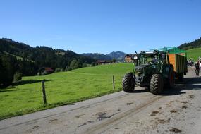 Allgäu Gunzesried Tractor